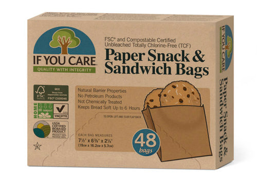 If you care - Sandwich bags - FSC certified unbleached