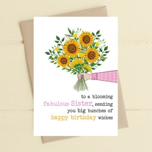 Dandelion Card - Blooming Fabulous Sister