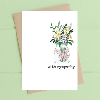 Dandelion Card - With Sympathy